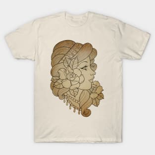 Lady and Roses T-Shirt